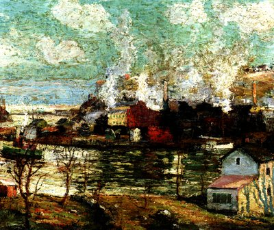 Spuyten Duyvil Creek, Brooklyn, New York by Ernest Lawson